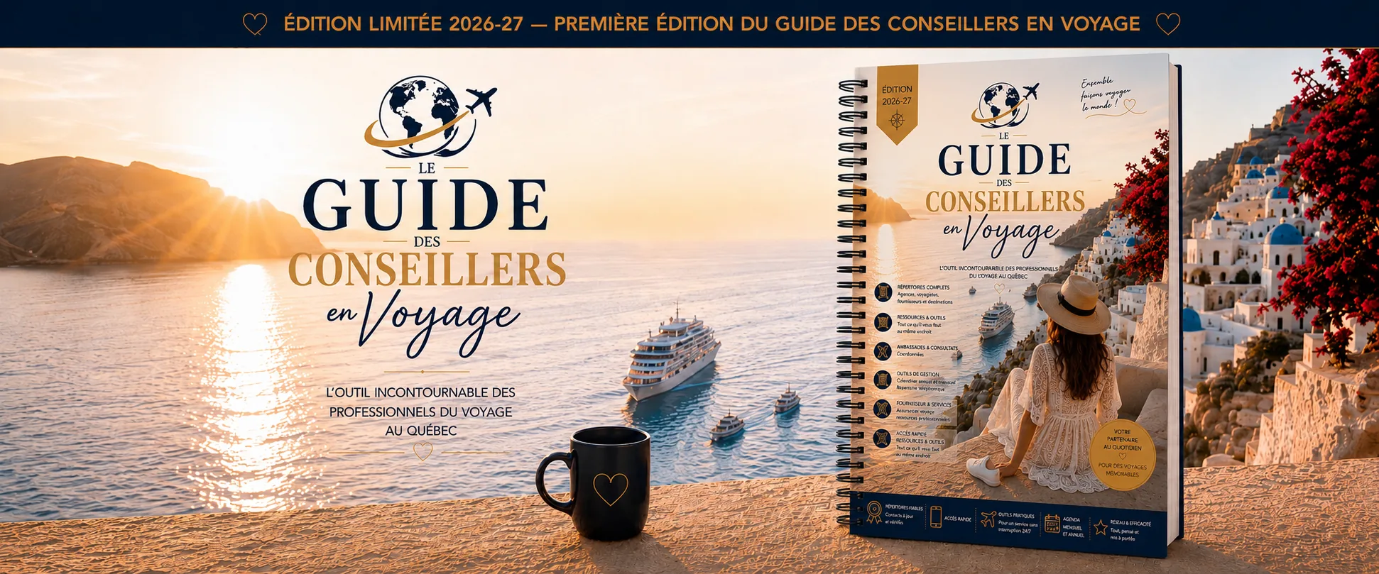 Le Guide des Conseillers en Voyage — édition 2026-27, l'outil incontournable des professionnels du voyage au Québec