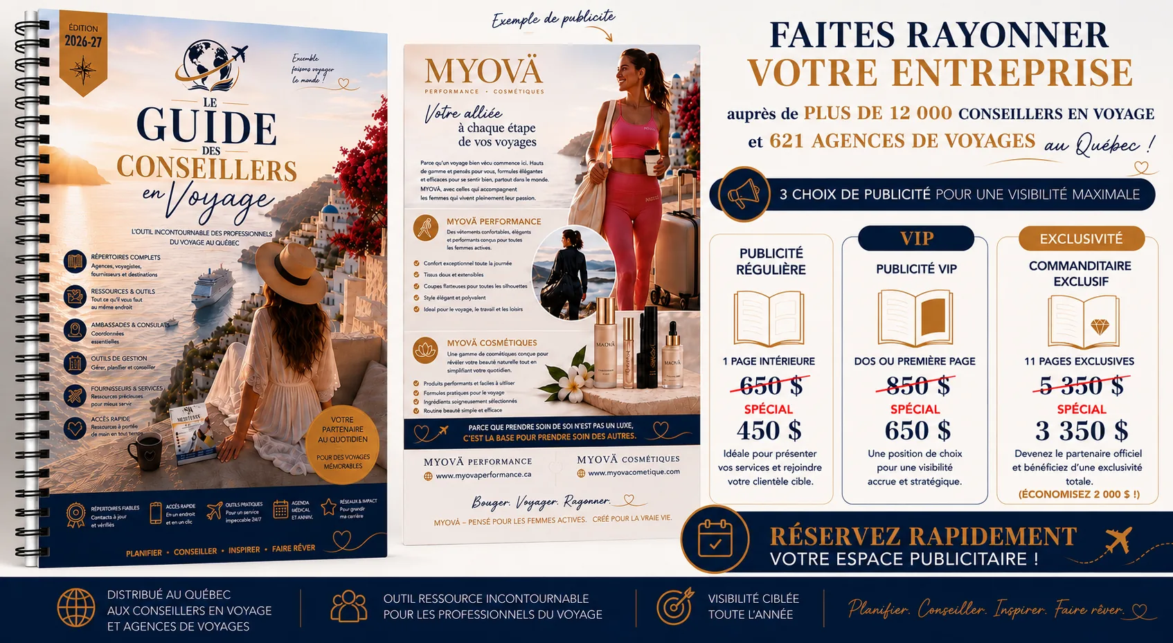 Le Guide des Conseillers en Voyage — édition 2026-27, l'outil incontournable des professionnels du voyage au Québec